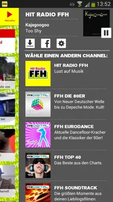 HIT RADIO FFH android App screenshot 3