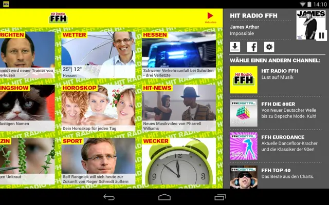 HIT RADIO FFH android App screenshot 7